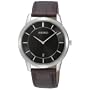 Stainless Steel Quartz Sapphire Crystal Gray Dial Strap