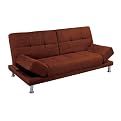 Richmond Microfiber Convertible Sofa - Chocolate