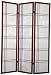 Kitchen & Housewares : 71" Double Cross Bamboo Tree Shoji Screen - 3, 4, 5, or 6 Panel Black, Rosewood, Honey, Natural