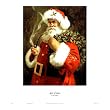 Spirit Of Santa (Santa Smoking Pipe) Art Poster Print - 13x19