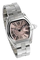 Cartier Women's Roadster Pink Dial Watch #W62017V3