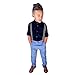 FEITONG 1Set Kids Baby Boys Long Sleeve T-Shirt Tops+Braces+ Long Pants (2T / 2Years)