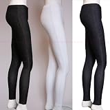 Origin Fashion Womens Girls Black Blue White Plain Full Length Long Skinny Jeans Jeggings UK Size 8 10 12 14 16