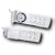 Westek TM08DHB Decorative Indoor Power Strip Timer, White