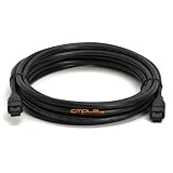 9 PIN/ 9PIN BETA FireWire 800 FireWire 800 Cable 15ft Black
