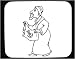Decorated Mouse Pad with man, 