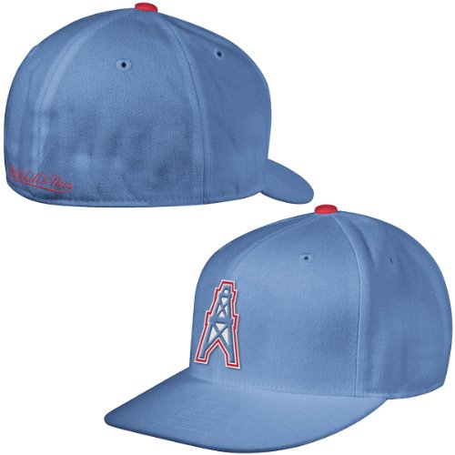 Mitchell & Ness Tennessee Titans/ Houston Oilers Fitted Throwback Hat 7 3/4