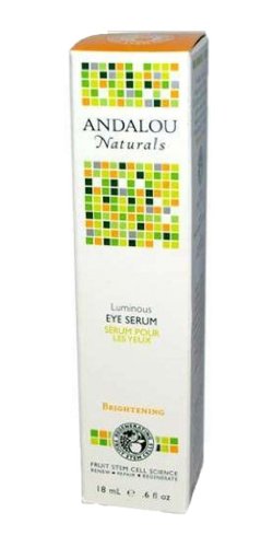 Andalou Naturals Luminous Eye Serum Brightening, 0.6 Fluid Ounce
