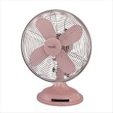 Minka-Aire Fans F300-PNK 11 Retro Contemporary Indoor Pink Desk Fan
