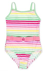 Candy Striped Swimsuit