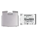 Original Motorola Q Extended Battery & Silver Battery Cover for Verizon plus FREE Car Charger