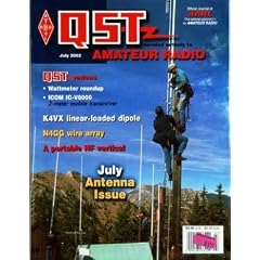 QST AMATEUR RADIO du 01-07-2002 WATTMETER ROUNDUP - ICOM IC-V8000 - K4VX LINEAR-LOADED DIPOLE - N4GG WIRE ARRAY - A PORTABLE HF VERTICAL - JULY - ANTENNA ISSU