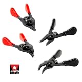 Pro-Grade 4-Piece Close-Quarters Snap-Ring Plier Set - Internal & External Snap-Rings