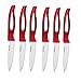 Kitchen Bar Ceramic Steak Knife super sharp knifes diff. colors 6pcs/lot