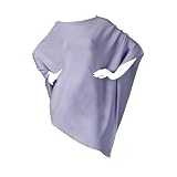 100%  Cashmere Poncho - Lilac by Catherine Robinson