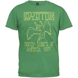 Led Zeppelin - 1977 Kelly Green T-Shirt