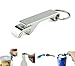 niceeshop Aluminium Alloy Keychain Key Tag Chain Ring Bottle Opener,Silver