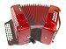 MILAN 12 Bass 31 Keys Button Box Accordion w/ Case