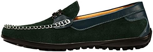 WUXING Men's Driving Lazy Fashion Peas Shoes (7 D(M)US,green)