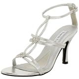 Touch Ups Women's Alana Sandal,Silver,8.5 M