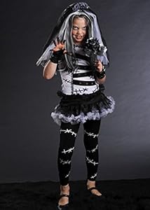 Costume enfants Halloween monstre gothique mariée Small (4-6 years)