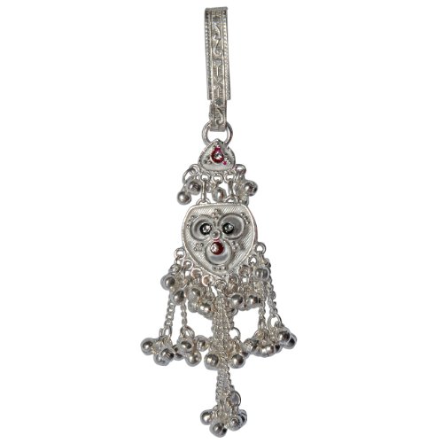 Indian traditional silver key chain Indusladies