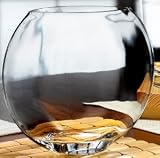 GEO GLASS MOON VASE - GEO COLLECTION BLOWN GLASS MOON VASE