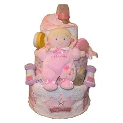 Princess Diaper Cake - 3 Tier
