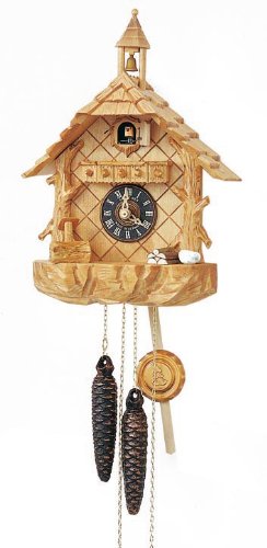Schneider 12 Inch Natural Cuckoo Clock