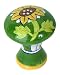 Atlas Homewares 4D100 1-3/4-Inch Yellow Sunflower Ceramic Knob, Ceramic