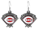 Cincinnati Reds Dangle Earrings - MLB Baseball Fan Shop Sports Team Merchandise