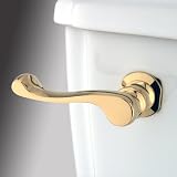 Polished Brass Metal Scroll Flush Lever