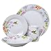 Gibson Garden Bird 16-Piece Fine China Dinnerware Set