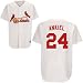 Men`s St. Louis Cardinals #24 Rick Ankiel Replica Home Jersey
