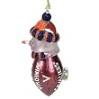 Virginia Cavaliers NCAA All-Star Light-Up Acrylic Snowman Ornament (3)"