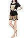 VENTELAN Women's Cute Summer Leopard Pajama Set Sleepwear Nighty