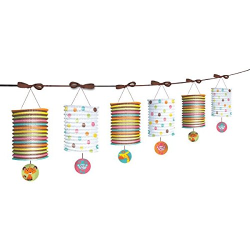 Amscan Adorable Fisher Price Baby Shower Party Decoration Paper Lantern Garland, 12 , Brown/Orange/Pink/Blue/White Amscan Adorable Fisher Price Baby Shower Party Decoration Paper Lantern Garland, 12 , Brown/Orange/Pink/Blue/White