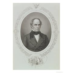 Daniel Webster (1782-1852) from "The History of the United States," Vol. II, vON Charles Mackay
