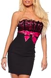 Tube Fitted Lace Strapless Evening Cocktail Prom Party Dress with Bow