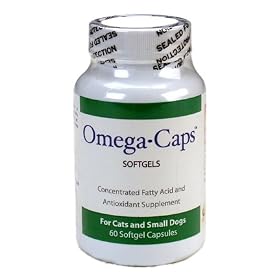 Omega-Caps - For CATS and SMALL Dogs (60 Softgel Capsules) by Omega-Caps