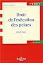 Droit de l'ex�cution peines