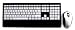 Accuratus Image Usb Keyboard And Mouse Set - Piano Glossy Bl