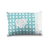 Love It Pillow Case Swim White/Aqua