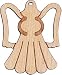 Maple Cut Out Ornament - Angel