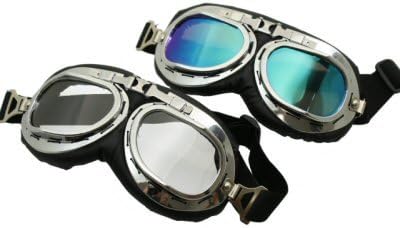 ScootsUSA Aviator WWII Replica Scooter Goggles
