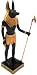 Egyptian God Anubis Statue Deity Jackal Figurine
