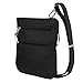Travelon Anti-Theft Classic Slim Dbl Zip Crossbody Bag, Black