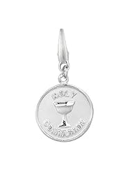 Sterling Silver HOLY COMMUNION DISC WITH CHALIS Charm