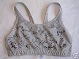2003 U.S. Women's World Cup team autographed Christie Rampone (Pearce) game worn bra (Brandi Chastain, Julie Foudy, Mia Hamm, Kristine Lilly, Briana Scurry, Abby Wambach)
