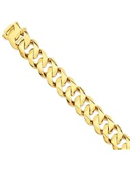 14k 19mm Hand-polished Traditional Link Chain Length 8"